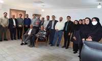 بازدید معاونین معاونت بهداشتی و تقدیر از پرسنل حسابداری