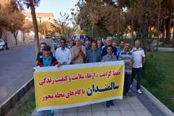 همایش بزرگ پیاده‌روی هفته ملی سالمندان در رفسنجان برگزار شد