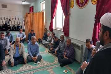 گرامیداشت چهلم شهادت در معاونت بهداشتی رفسنجان
