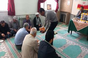 گرامیداشت چهلم شهادت در معاونت بهداشتی رفسنجان