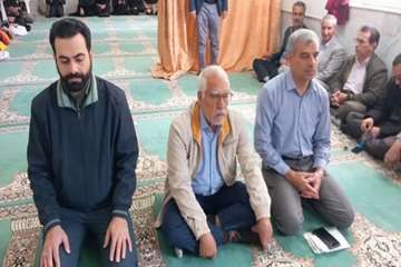 گرامیداشت چهلم شهادت در معاونت بهداشتی رفسنجان