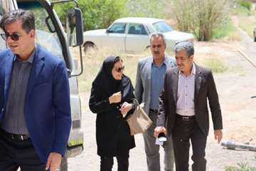 بازدید هیئت دانشگاهی از روند ساخت مرکز خدمات جامع سلامت اسلام آباد