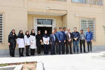 بازدید هیئت دانشگاهی از روند ساخت مرکز خدمات جامع سلامت اسلام آباد