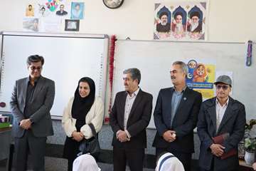 بازدید از طرح مسواک زدن گروهی در مدرسه امام موسی ابن جعفر(ع)