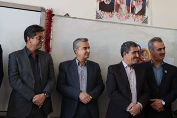 بازدید از طرح مسواک زدن گروهی در مدرسه امام موسی ابن جعفر(ع)