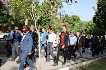 پیاده روی به مناسبت هفته ملی سلامت و هفته ملی جمعیت اردیبهشت 1405/دانشگاه علوم پزشکی رفسنجان